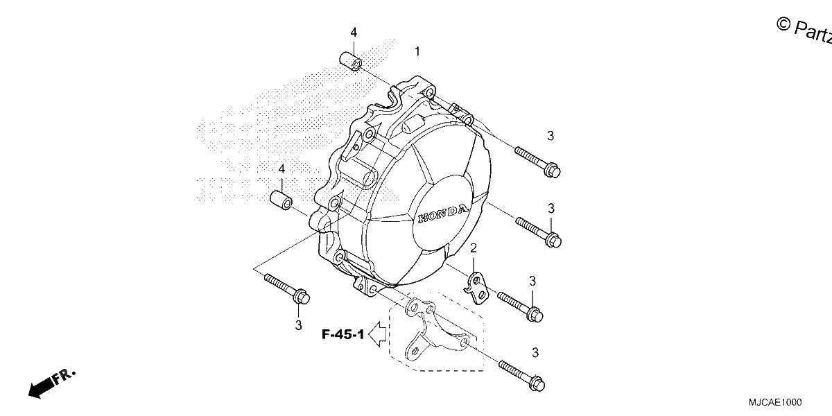 Diagrama de ALTERNATOR COVER