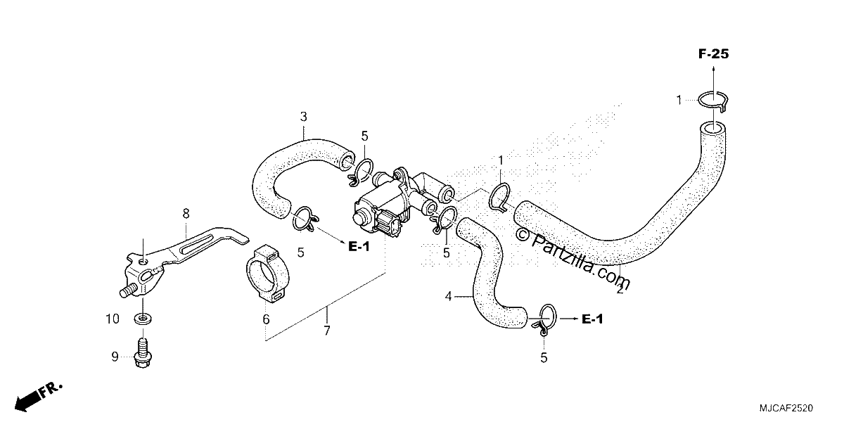 Diagrama de AIR INJECTION CONTROL VALVE