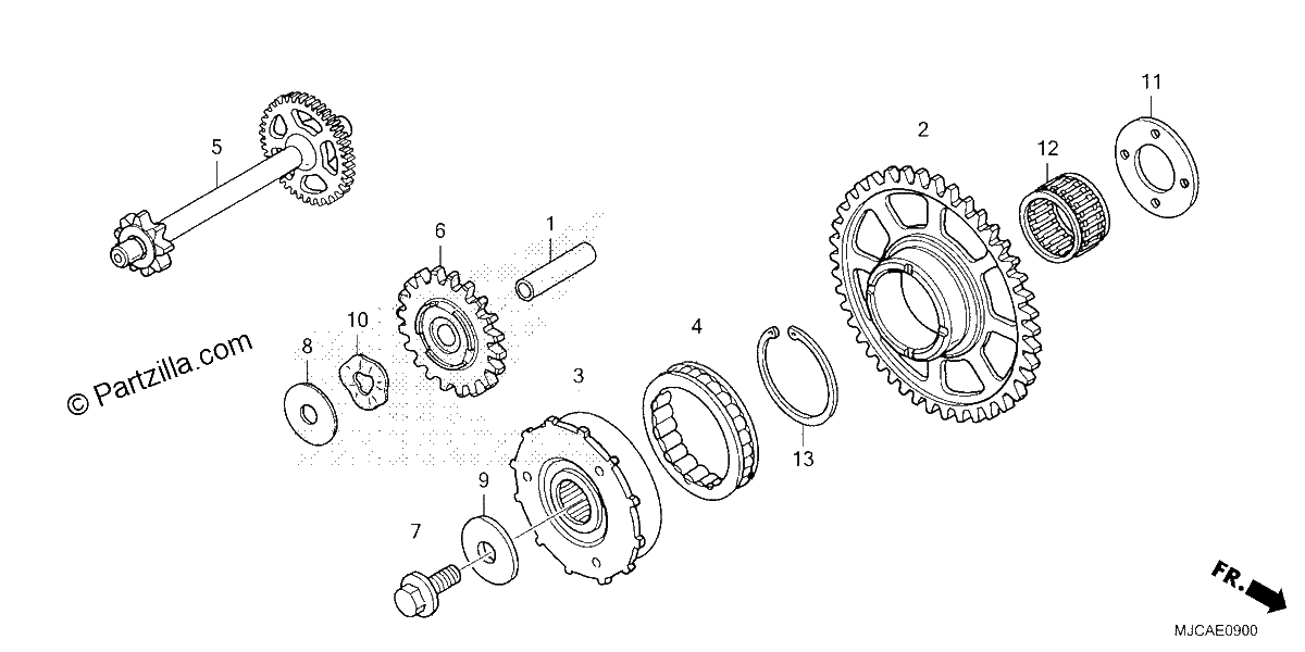 Diagrama de STARTING CLUTCH