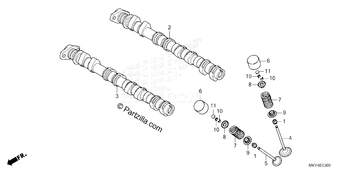 Diagrama de CAMSHAFT VALVE
