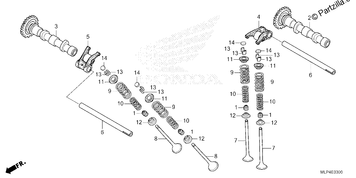 Diagrama de CAMSHAFT VALVE