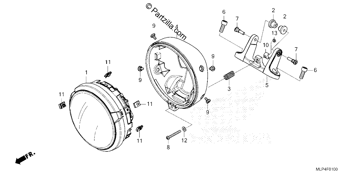 Diagrama de HEADLIGHT