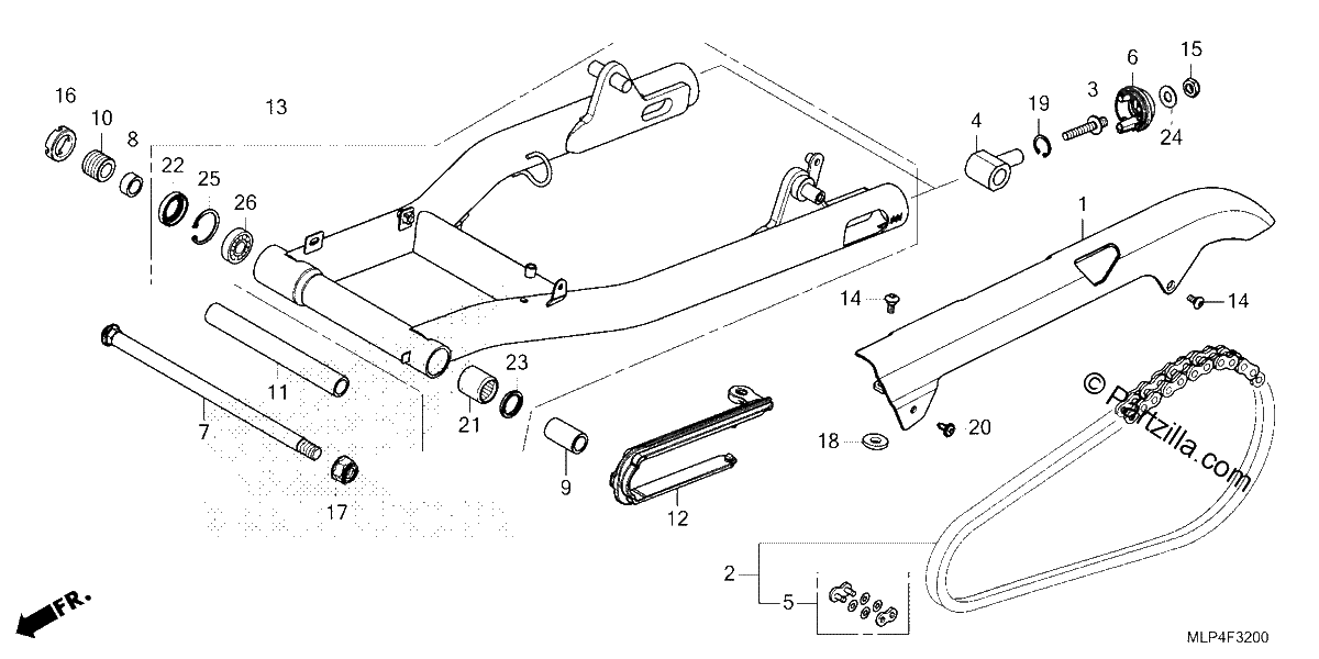 Diagrama de SWINGARM