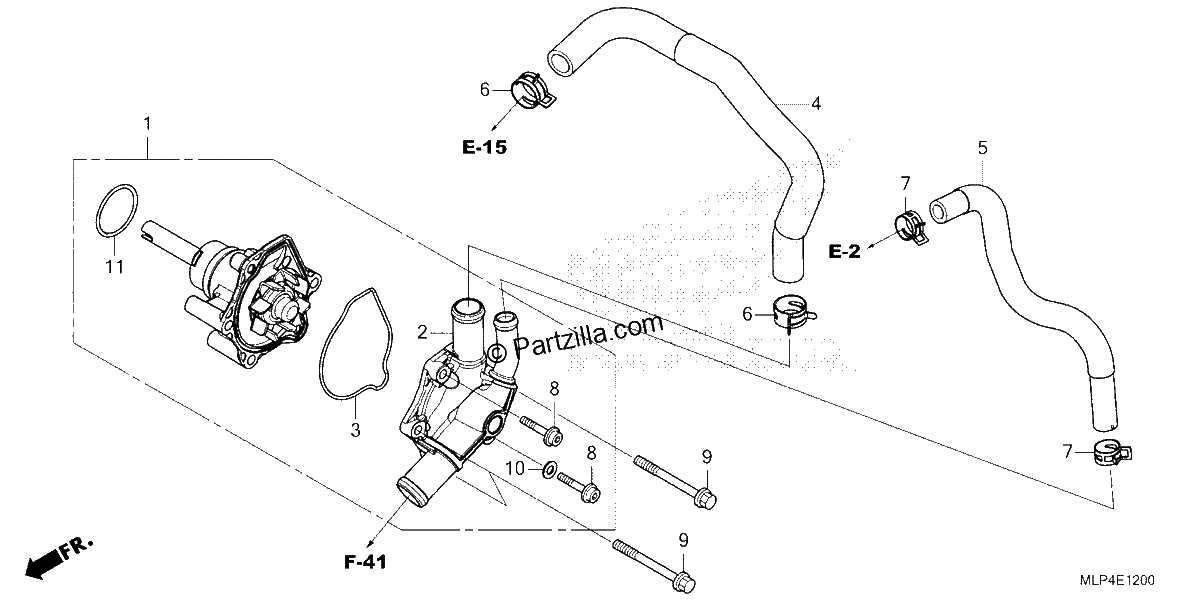 Diagrama de WATER PUMP