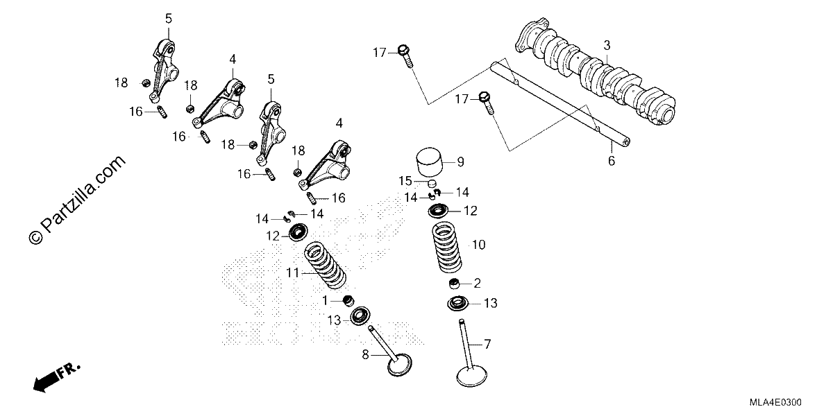Diagrama de CAMSHAFT VALVE