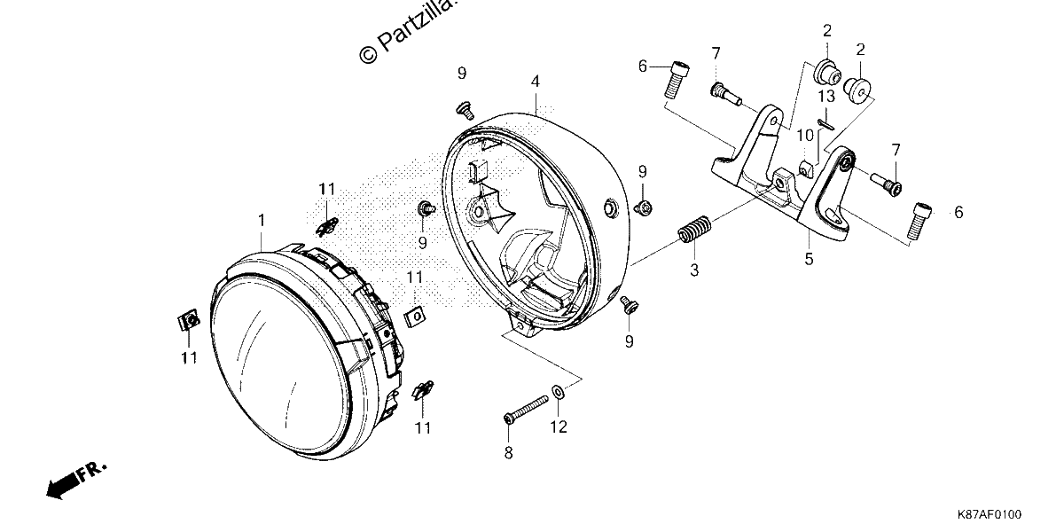 Diagrama de HEADLIGHT