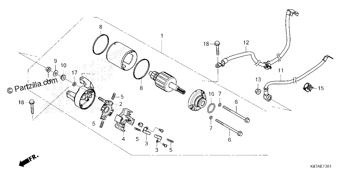 Diagrama de STARTER MOTOR 2