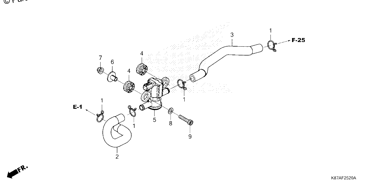 Diagrama de AIR INJECTION SOLENOID VALVE