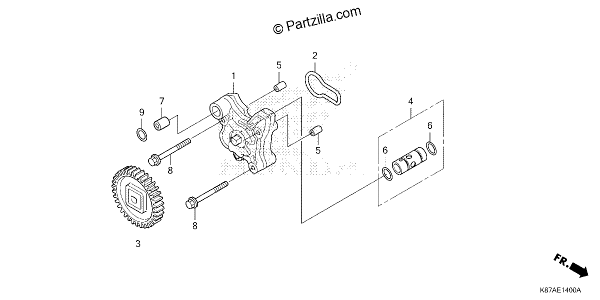 Diagrama de OIL PUMP