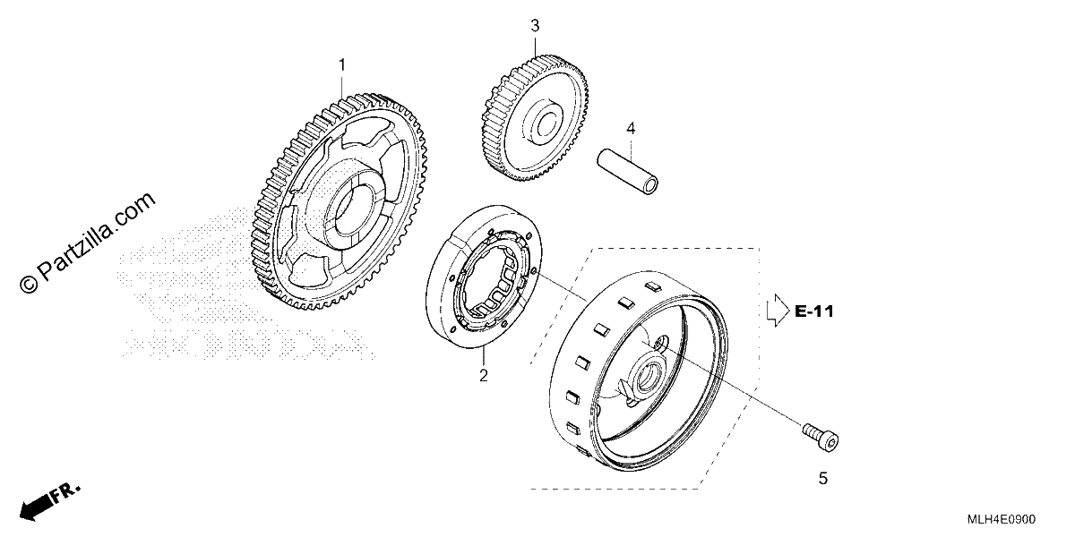 Diagrama de STARTING CLUTCH