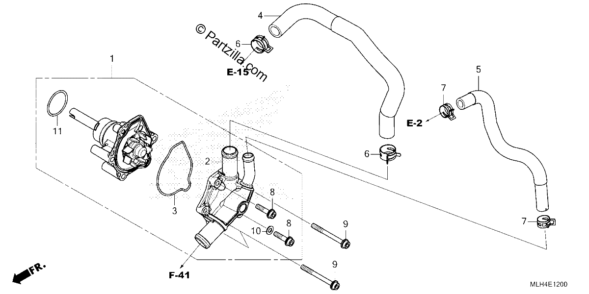 Diagrama de WATER PUMP