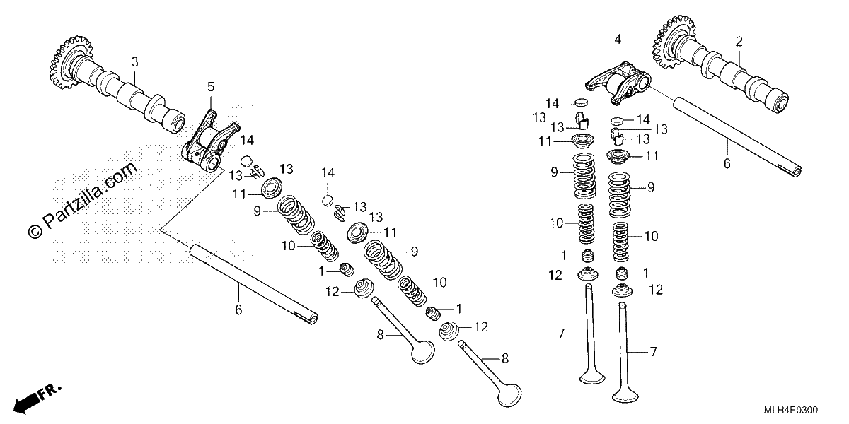 Diagrama de CAMSHAFT VALVE