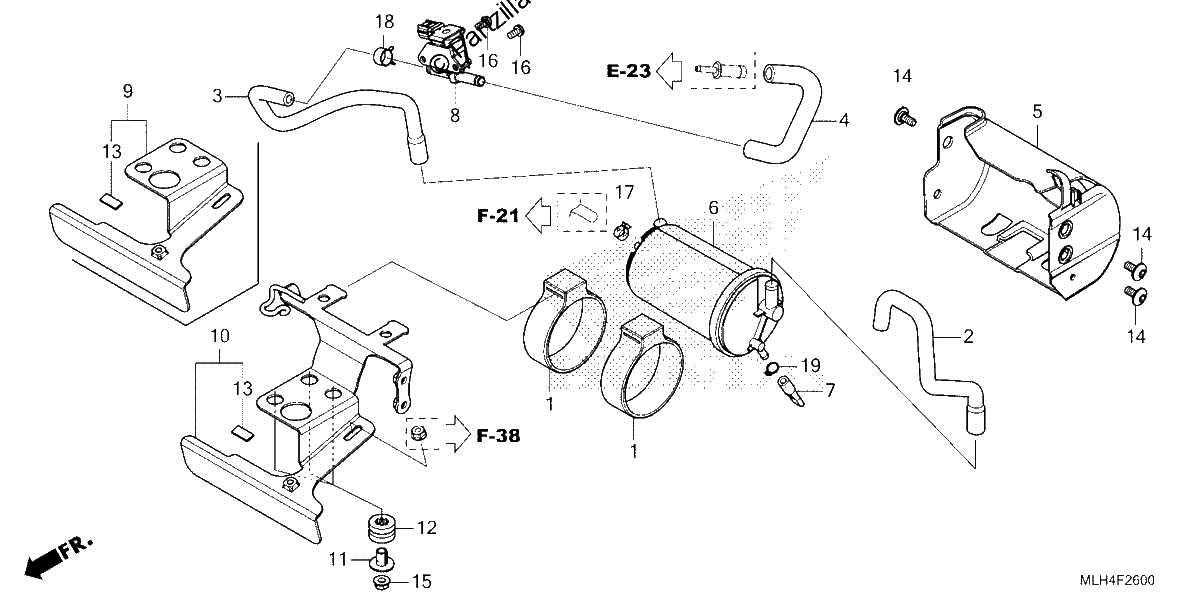 Diagrama de CANISTER STAY