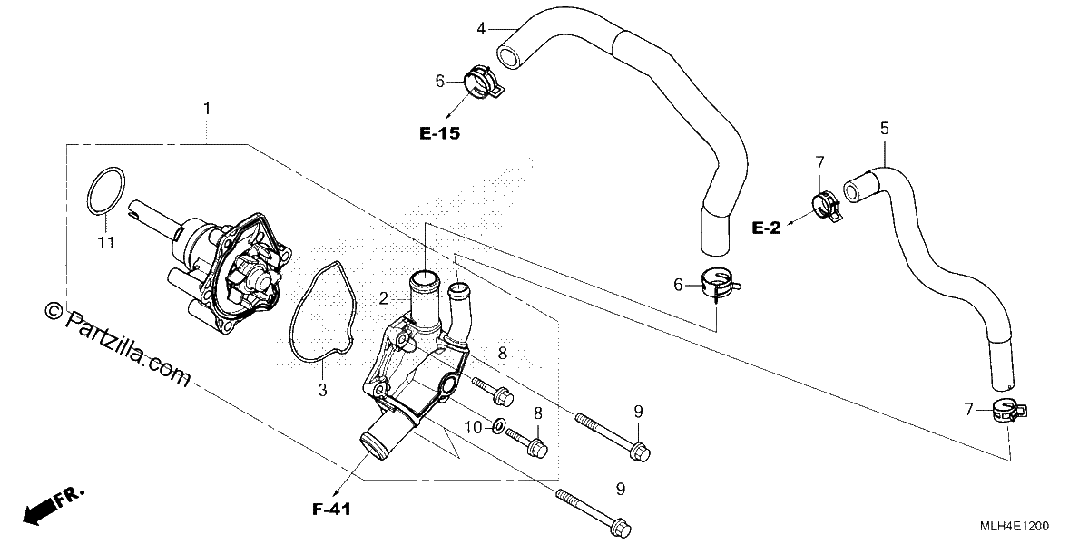 Diagrama de WATER PUMP