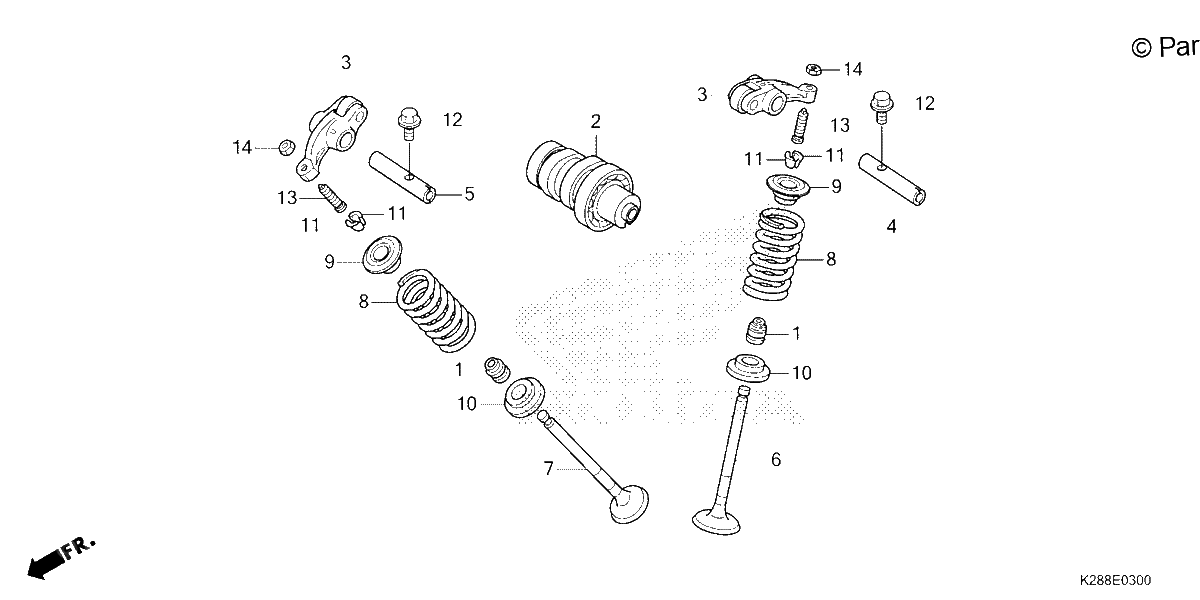 Diagrama de CAMSHAFT VALVE