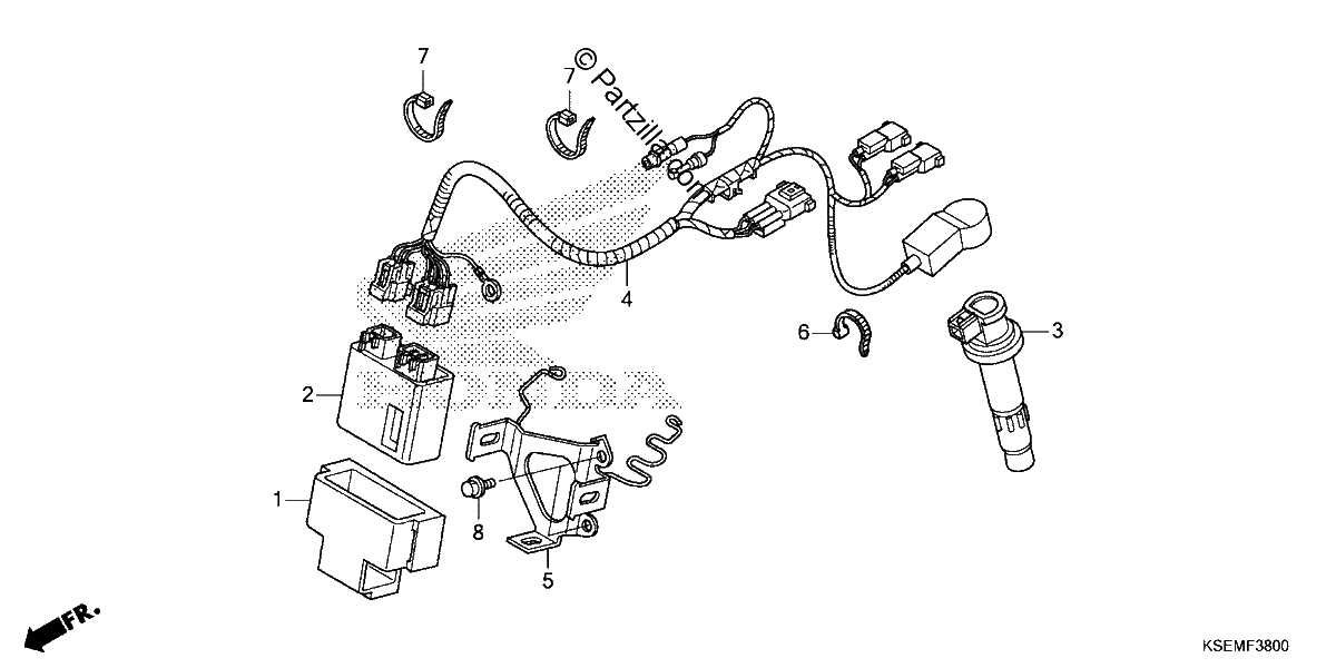 Diagrama de WIRE HARNESS