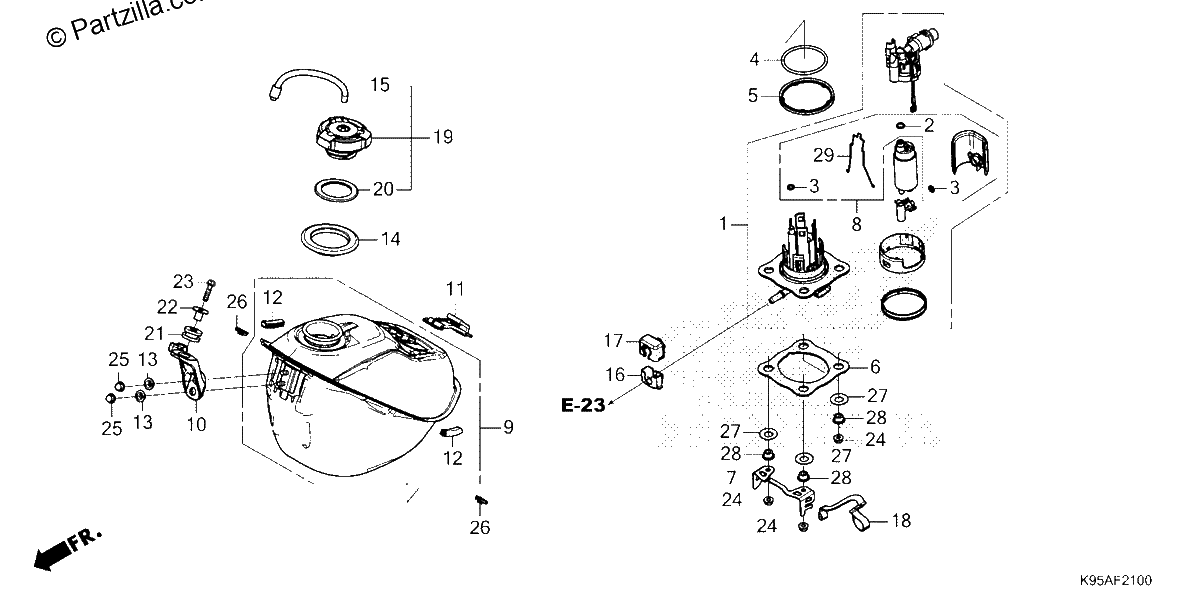 Diagrama de FUEL TANK 1