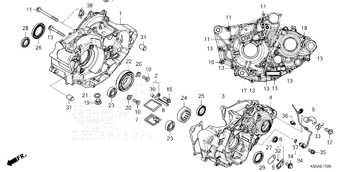 Diagrama de CRANKCASE