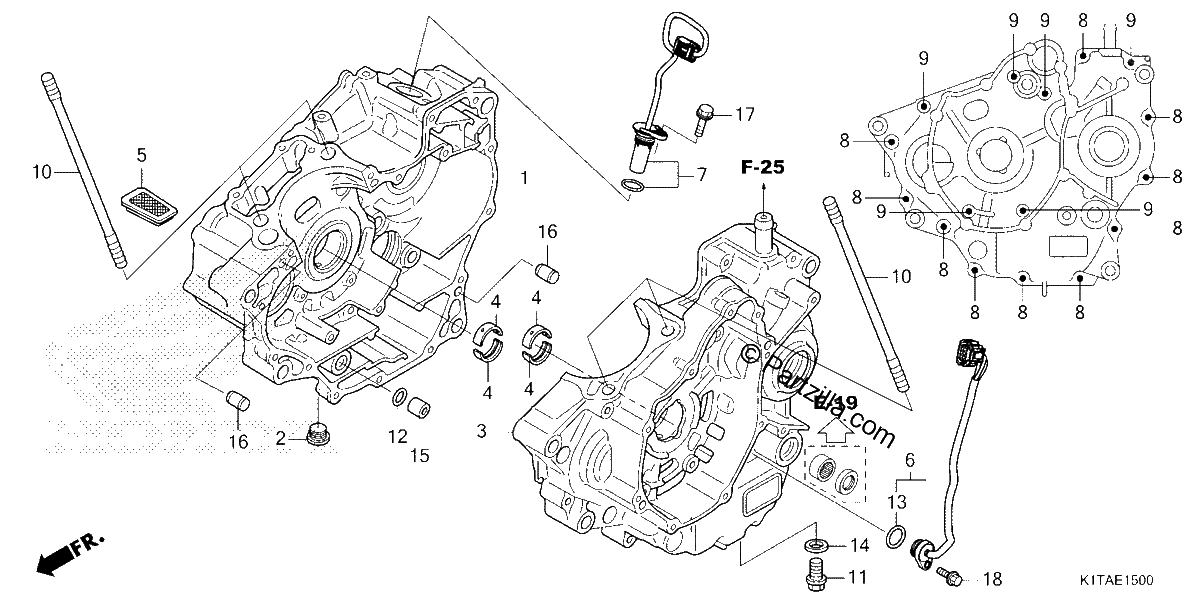 Diagrama de CRANKCASE