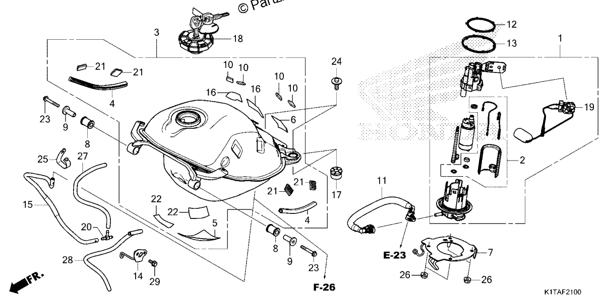 Diagrama de FUEL TANK 1