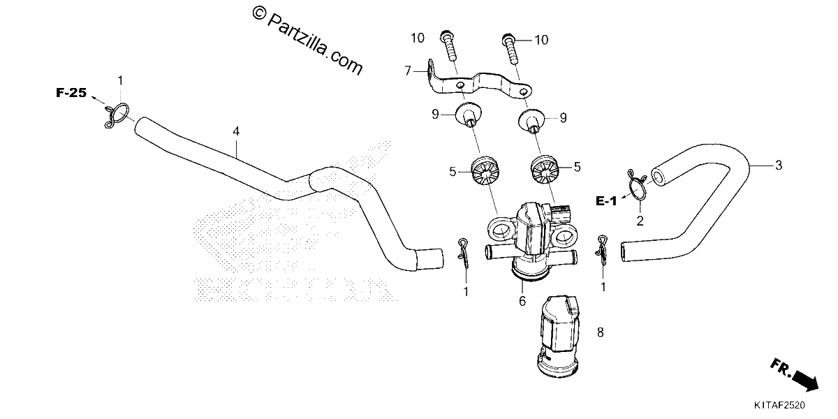 Diagrama de AIR INJECTION SOLENOID VALVE