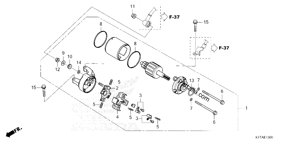 Diagrama de STARTER MOTOR