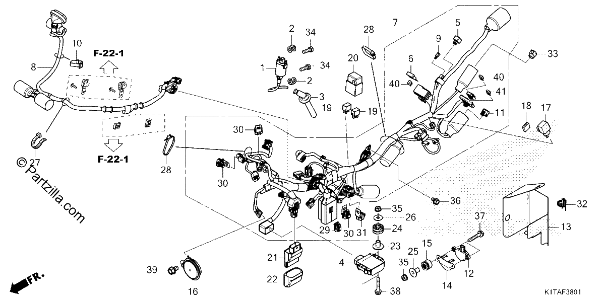 Diagrama de WIRE HARNESS 2