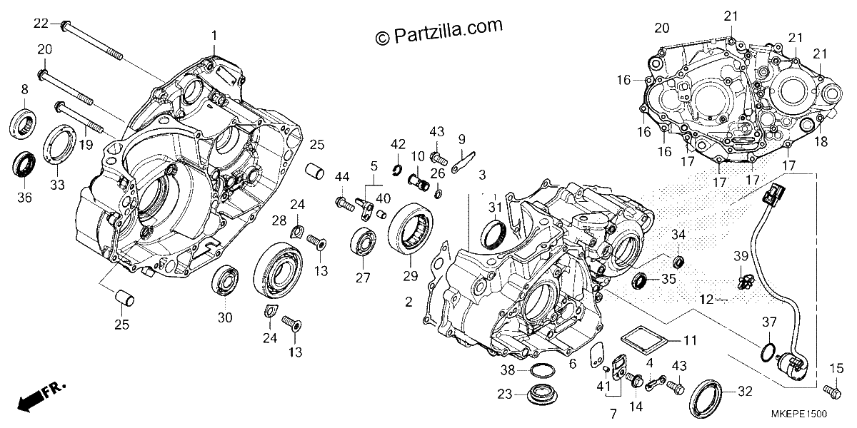 Diagrama de CRANKCASE