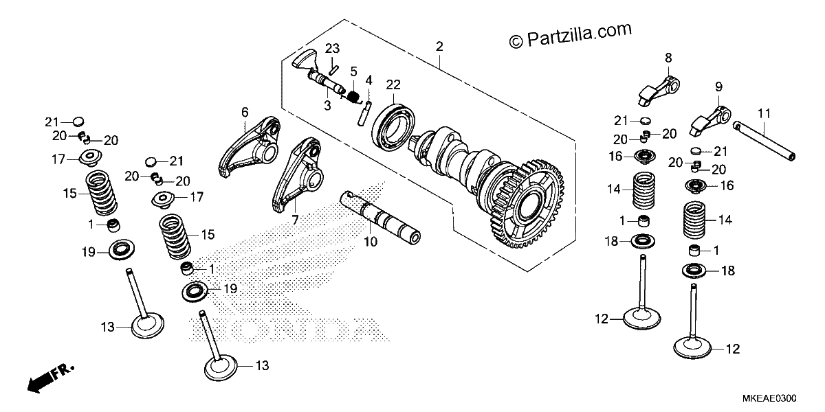 Diagrama de CAMSHAFT VALVE