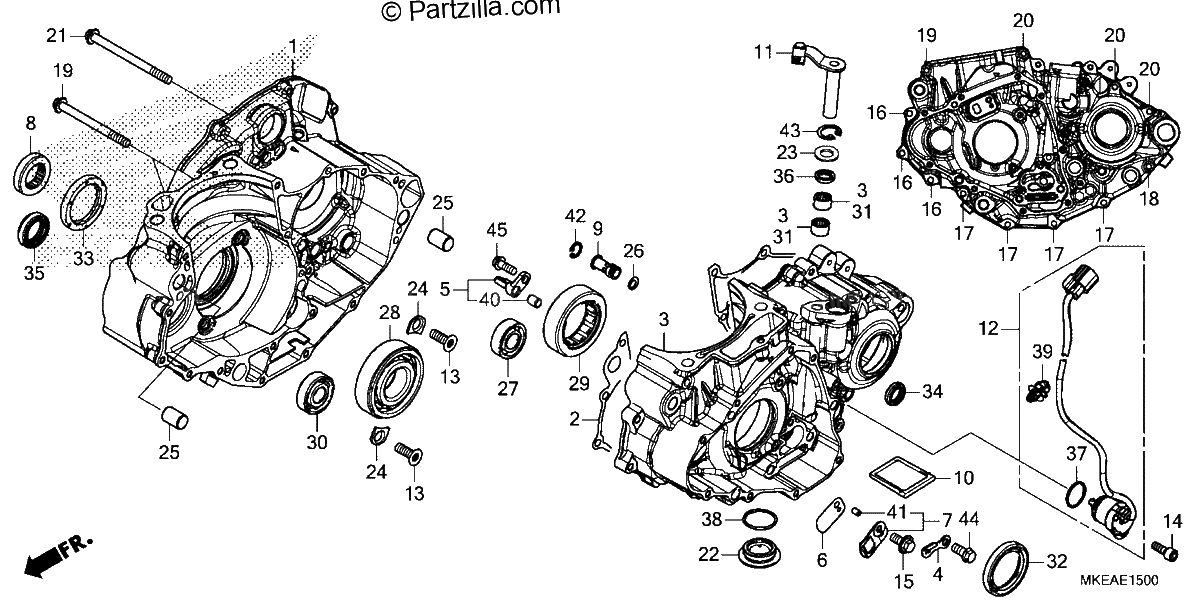Diagrama de CRANKCASE