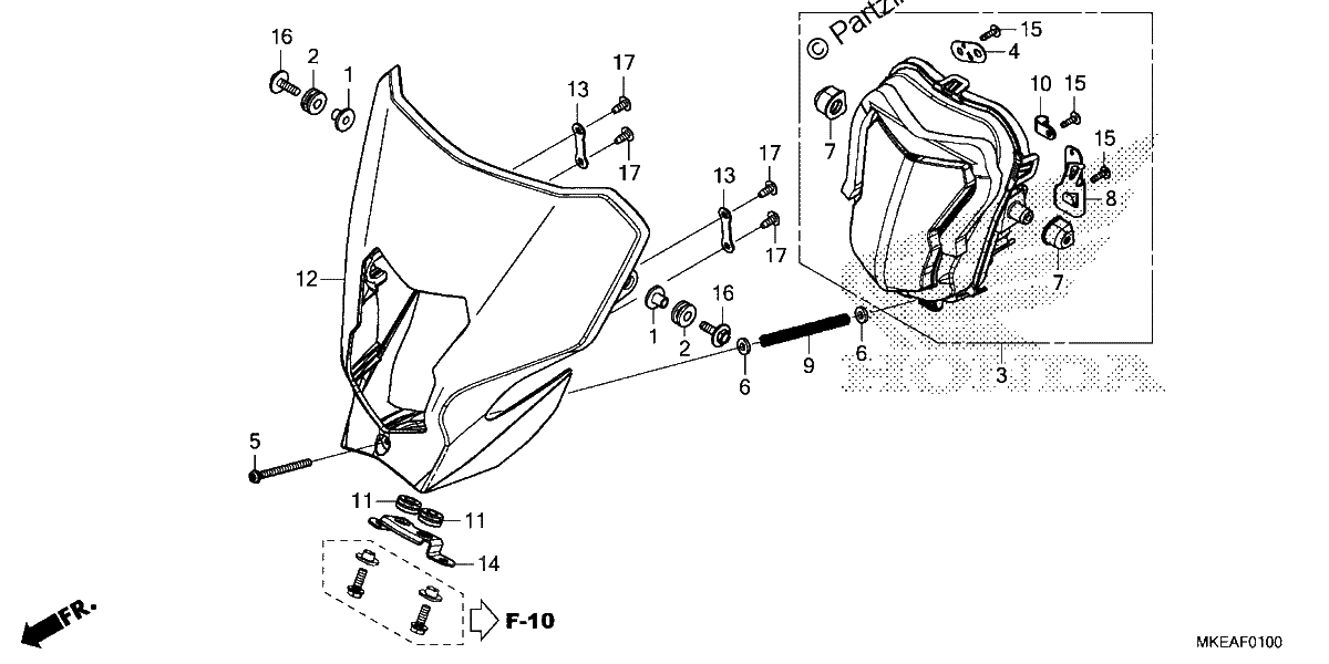 Diagrama de HEADLIGHT