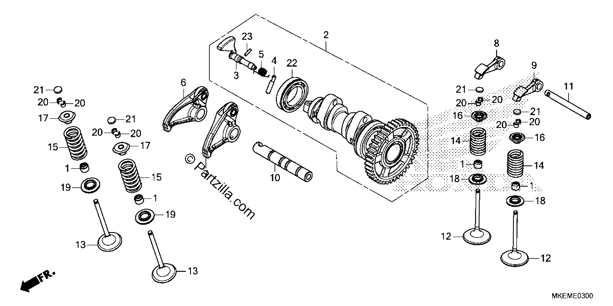 Diagrama de CAMSHAFT VALVE