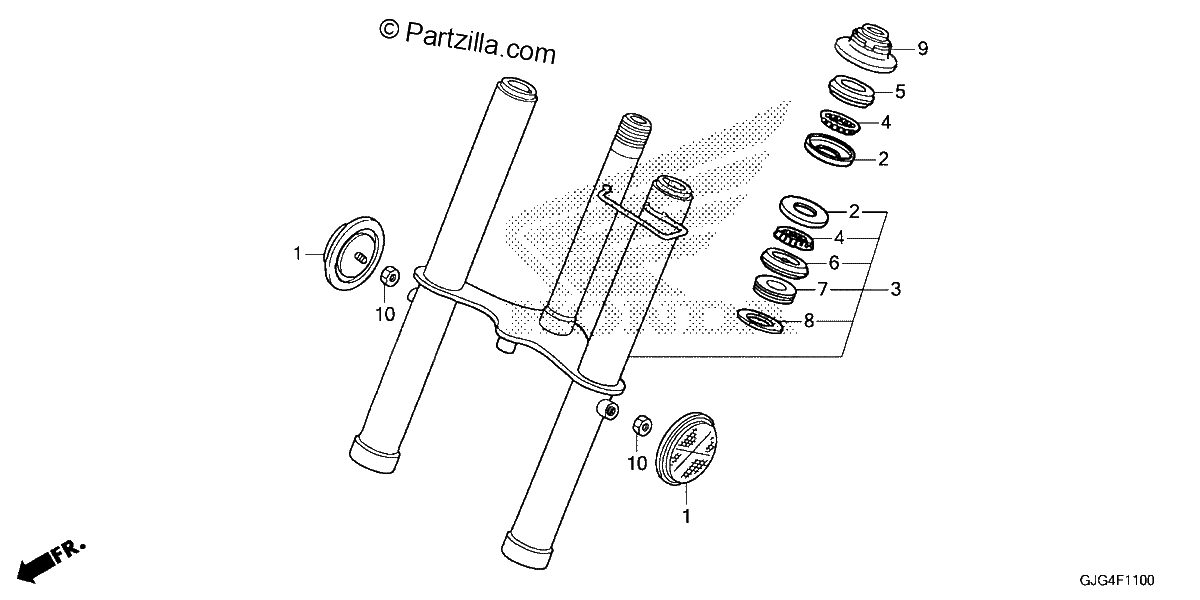 Diagrama de FRONT FORK