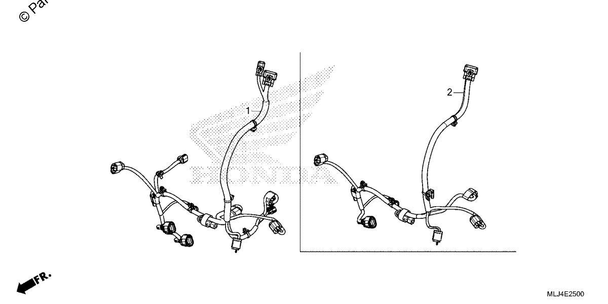 Diagrama de ENGINE SUB CORD