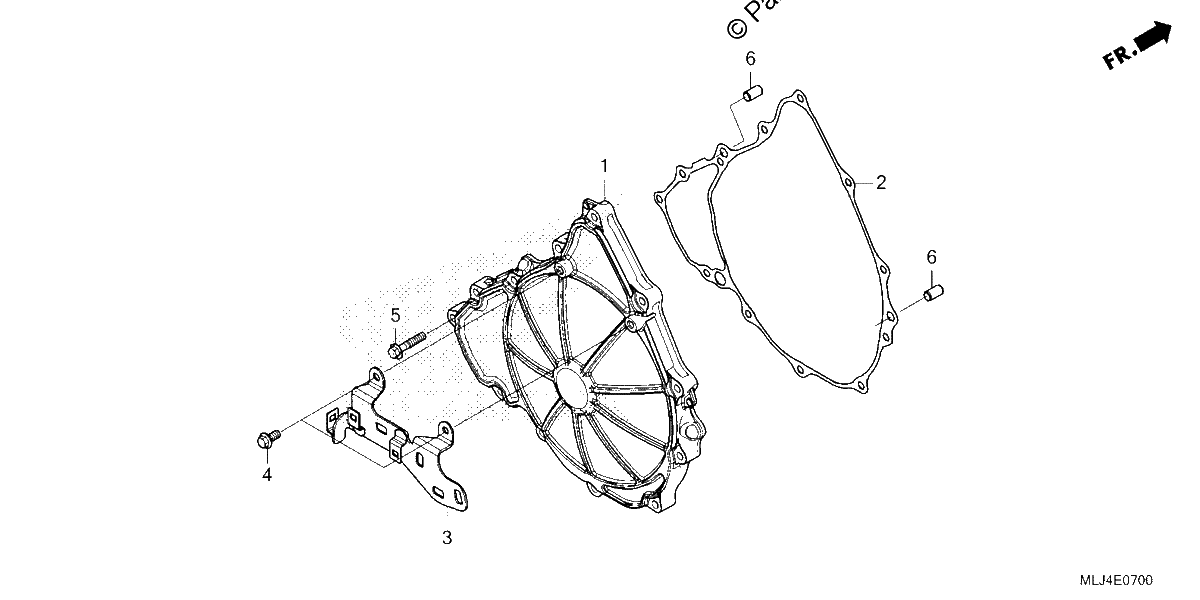 Diagrama de CLUTCH COVER