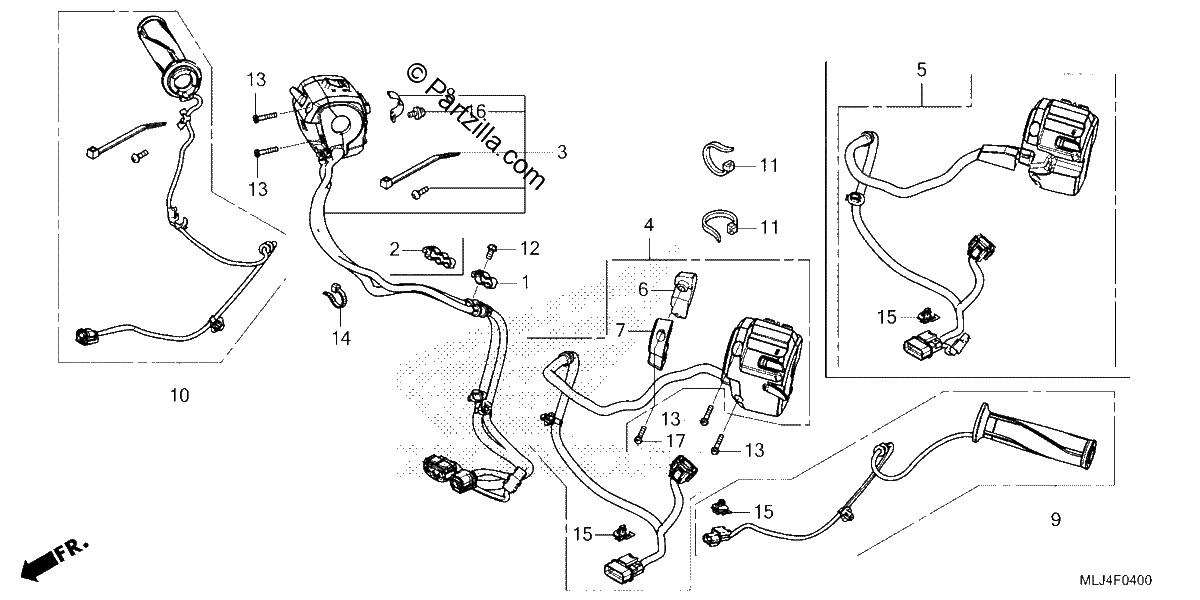 Diagrama de HANDLE SWITCH