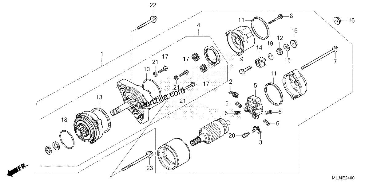 Diagrama de REVERSE MOTOR