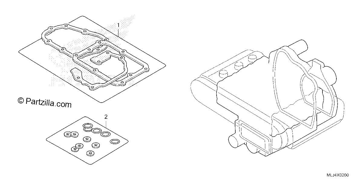 Diagrama de GASKET KIT B