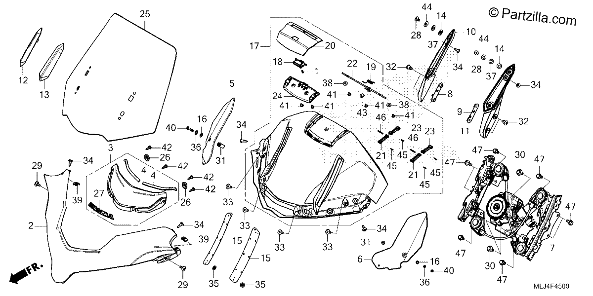 Diagrama de WINDSCREEN