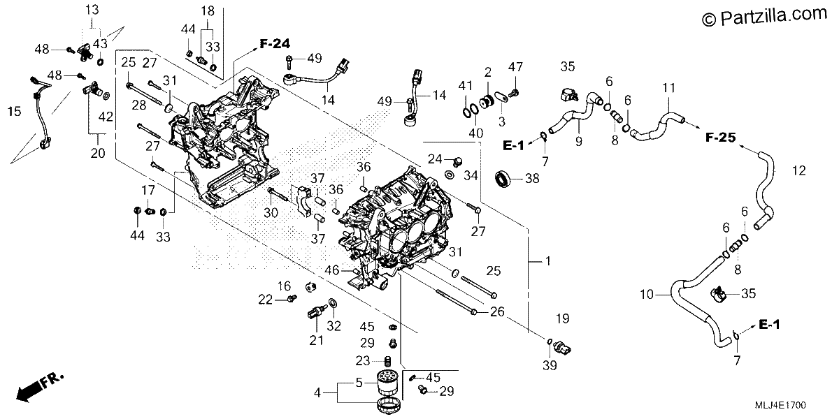 Diagrama de CYLINDER BLOCK