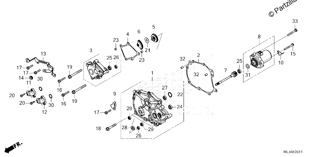 Diagrama de SHIFT COVER DCT