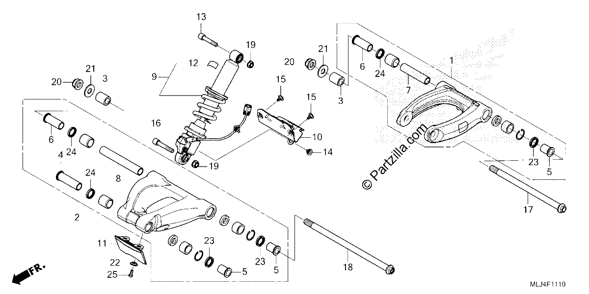 Diagrama de CUSHION ARM
