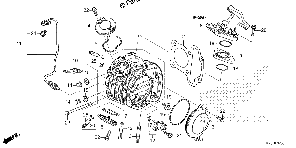 Diagrama de CYLINDER HEAD