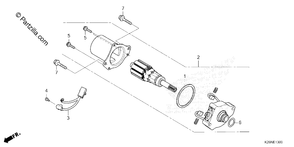 Diagrama de STARTER MOTOR