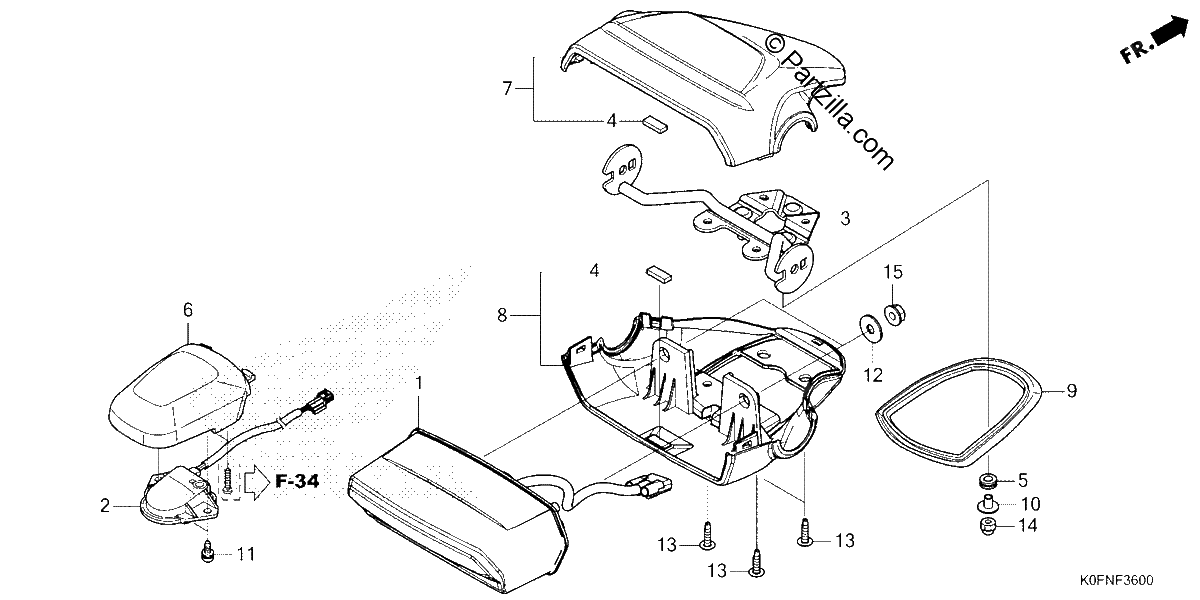 Diagrama de TAILLIGHT