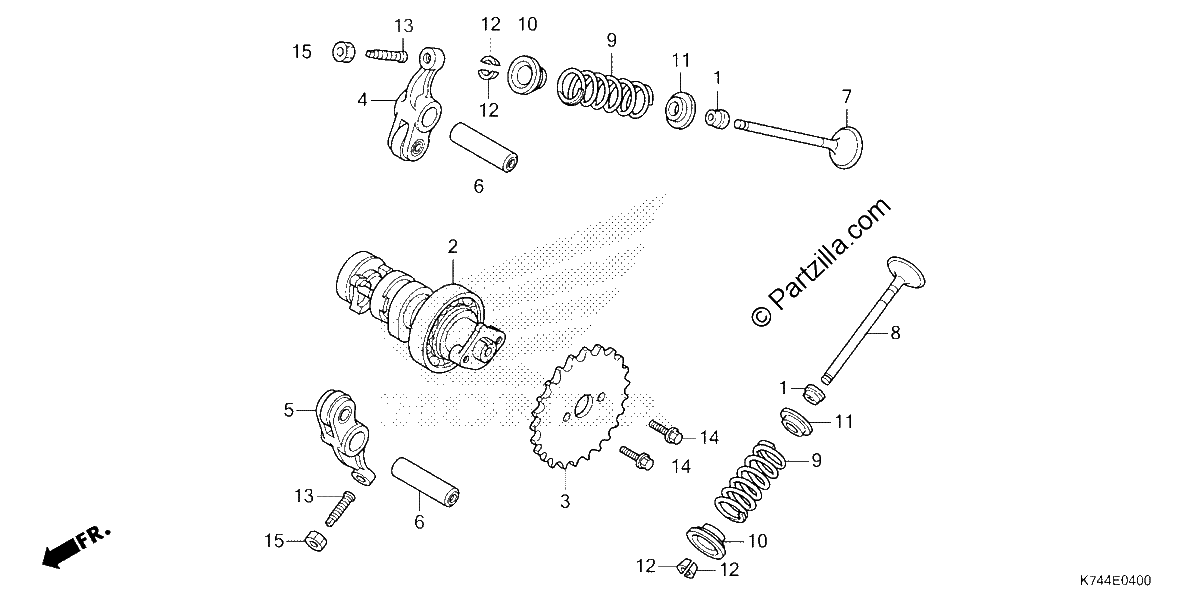Diagrama de CAMSHAFT VALVE
