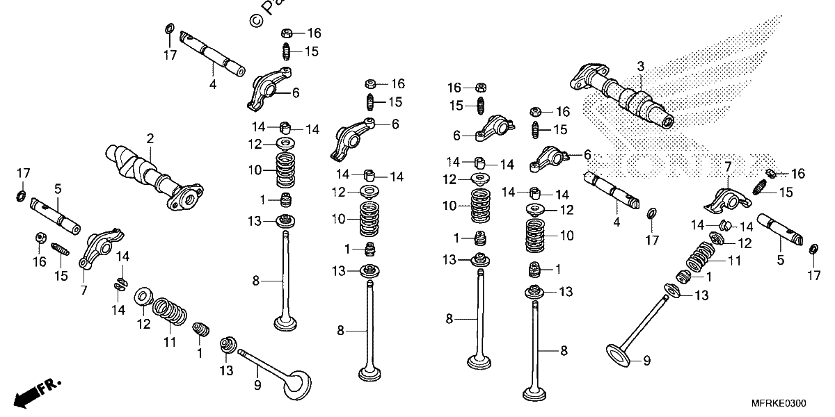 Diagrama de CAMSHAFT VALVE