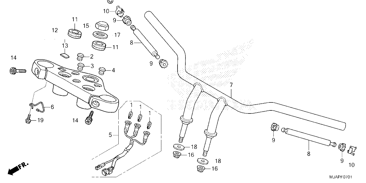 Diagrama de HANDLEBAR 2