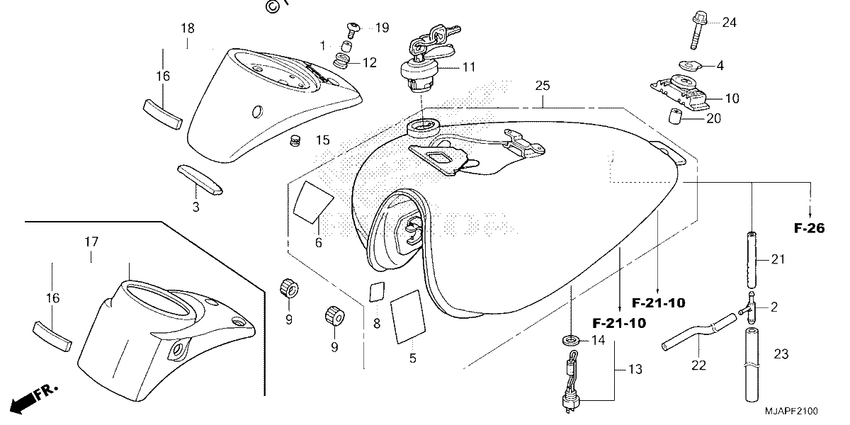 Diagrama de FUEL TANK