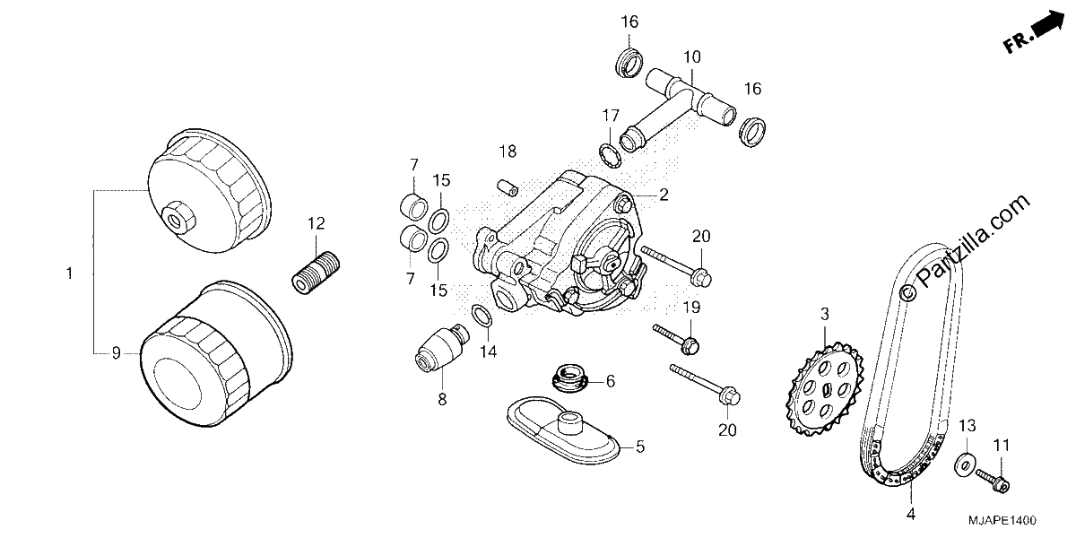 Diagrama de OIL PUMP